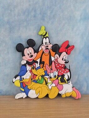 Disney Rubber Magnet Mickey Mouse and Friends